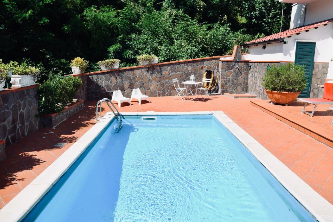 Campinola Holiday Home Private Pool Tramonti Eksteriør billede